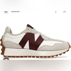 New Balance 327 Moonbeam Burgendy